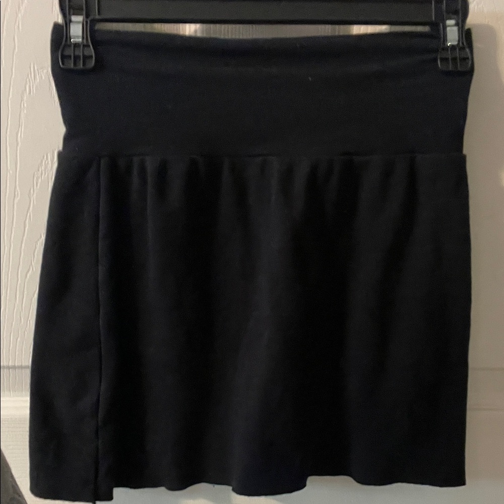 American Apparel Black Skater Skirt